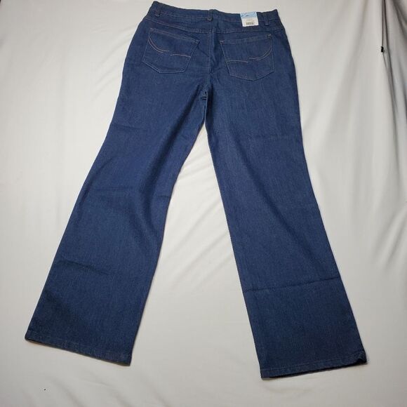 NEW 10 Kim Rogers EASY FIT SLIMMING STRETCH DARK ANTIQUE WASH JEANS 30 31 32 NWT - Picture 11 of 12